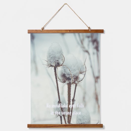 Na een sneeuwval hangend wandkleed (Voorkant)