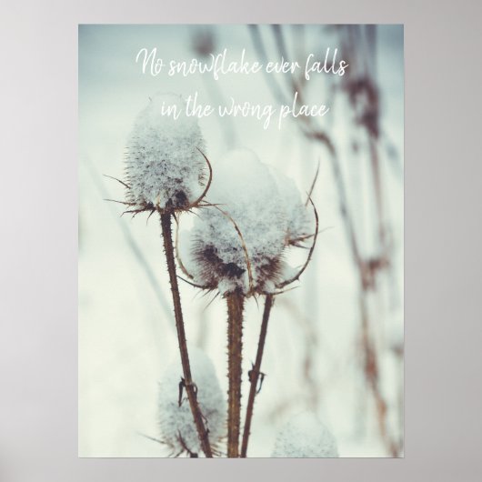 Na een sneeuwval poster (Voorkant)