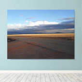 Na een winterstorm canvas afdruk (Insitu (Houten vloer))