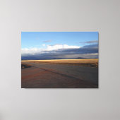 Na een winterstorm canvas afdruk (Voorkant)