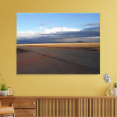 Na een winterstorm canvas afdruk (Insitu (Woonkamer))
