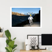 Na een zware werkdag poster (Thuiskantoor)