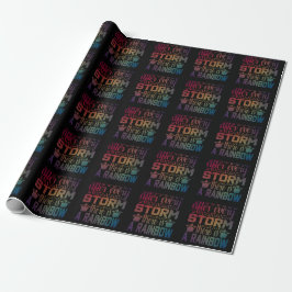 Na elk Storm is er een regenboogmin Cadeaupapier