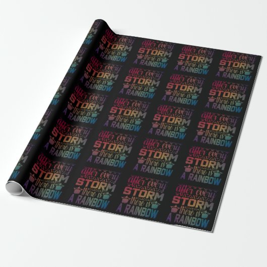 Na elk Storm is er een regenboogmin Cadeaupapier (Uitgerold)