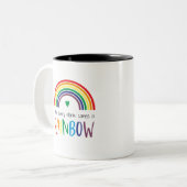 Na elk storm tweekleurige koffiemok (Voorkant links)