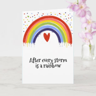 na elke storm is er een regenboog mentale gezondhe kaart