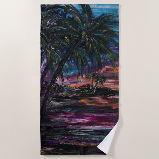 Na Glow Beach handdoek (Voorkant)