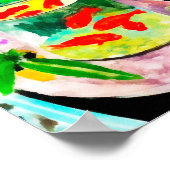 na Henri Matisse, The Goldfish, digitale tekening Poster (Hoek)