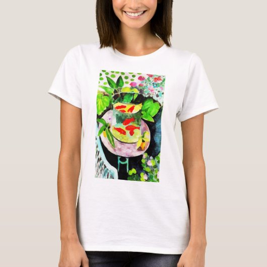 na Henri Matisse, The Goldfish, digitale tekening T-shirt (Voorkant)