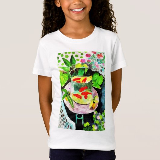 na Henri Matisse, The Goldfish, digitale tekening T-shirt (Voorkant)