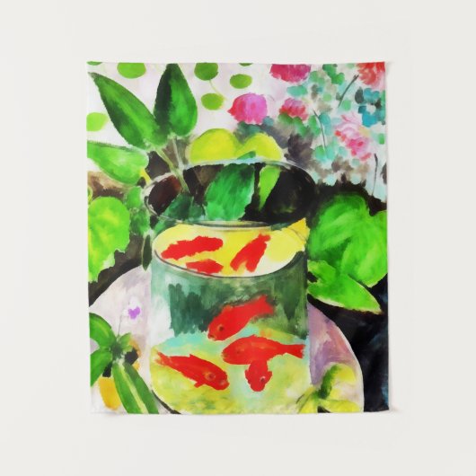 na Henri Matisse, The Goldfish, digitale tekening Wandkleed (Voorkant)