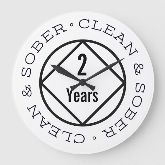 NA-herstel Kies een schone tijd Grote Klok (Voorkant)