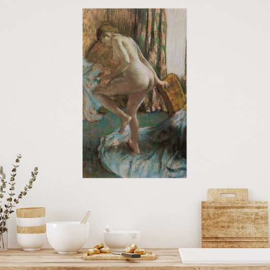 Na het bad poster (Keuken)