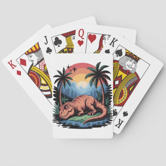 Na het feest pokerkaarten (Achterkant)