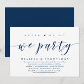 Na het Jawoord, Feest! Kaart (Voorkant / Achterkant)