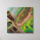 Na het kussen van de Blarney Stone Canvas Afdruk (Voorkant)