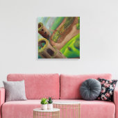 Na het kussen van de Blarney Stone Canvas Afdruk (Insitu (Woonkamer))