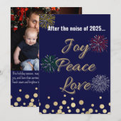 Na het lawaai van 2025 Foto Kerstmis | Feestdagenkaart (Voorkant / Achterkant)