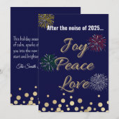 Na het lawaai van Kerstmis 2025 | Feestdagenkaart (Voorkant / Achterkant)