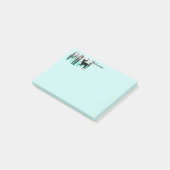 Na-het-nota's geelsteen deer post-it® notes (Schuin)