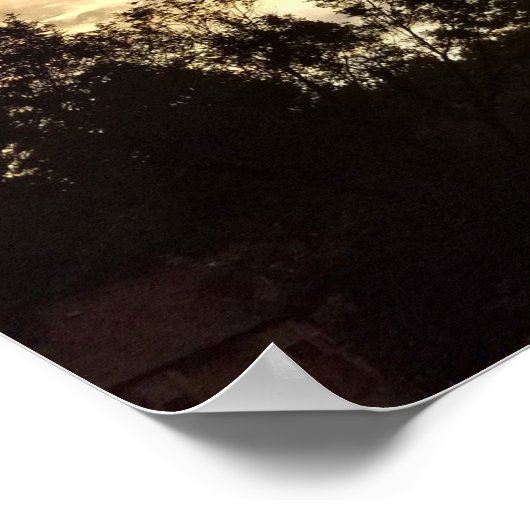 Na het Schilderachtig Storm Poster (Hoek)