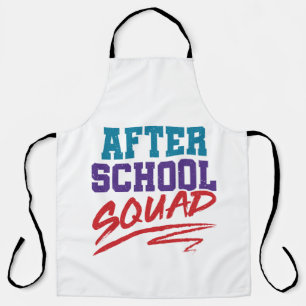 Na het schoolplein schort