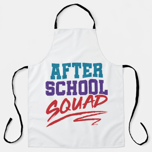 Na het schoolplein schort (Voorkant)