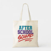 Na het schoolplein tote bag (Achterkant)