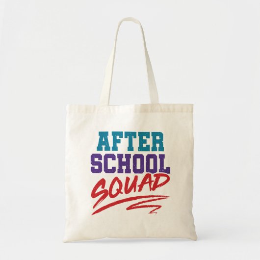 Na het schoolplein tote bag (Voorkant)