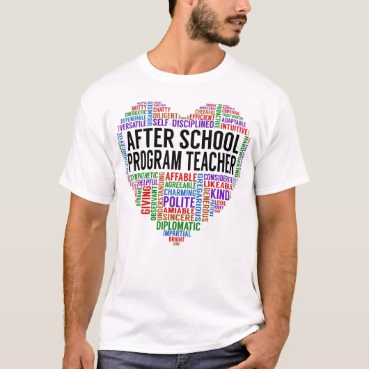 Na het schoolprogramma Leererhart T-shirt (Voorkant)
