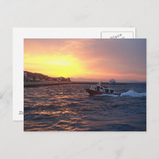 Na het Storm Briefkaart (Voorkant / Achterkant)