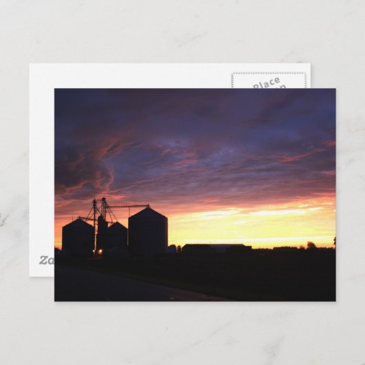 Na het Storm Briefkaart (Voorkant / Achterkant)