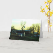 Na het Storm Kaart (Gele Bloem)