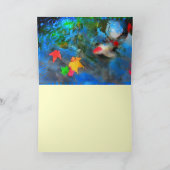 Na het storm, Koi wenskaart Kaart (Binnen)