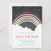 Na het Storm komt de regenboog | BABY SHOWER Kaart (Voorkant)