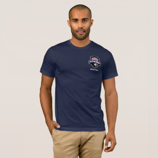 Na het T-shirt van het botsstookkanvas