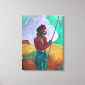 Na het tekenen - De kleine Shepard Canvas Afdruk (Voorkant)