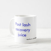 Na het verwijderen van de flacon koffiemok (Voorkant links)