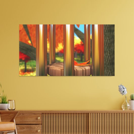 Na het Wind Wrapped Canvas Afdruk (Insitu (Woonkamer))