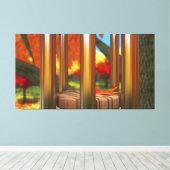 Na het Wind Wrapped Canvas Afdruk (Insitu (Houten vloer))