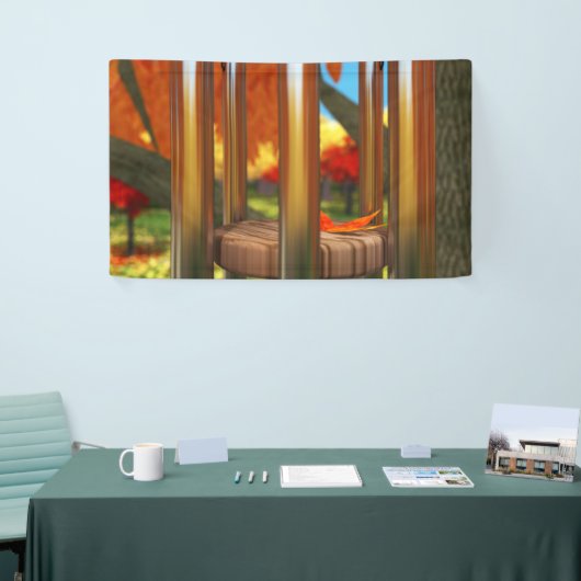 Na het windvaandel spandoek (Beurs)