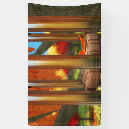 Na het windvaandel spandoek (Verticaal)