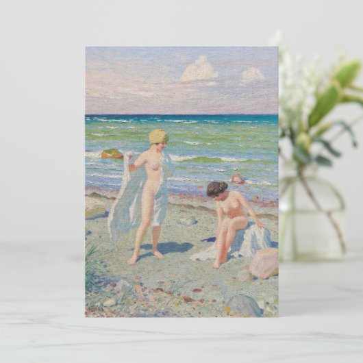 Na het zwemmen | Paul Fischer (Staand voorkant)