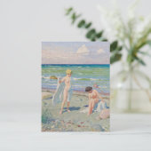 Na het zwemmen | Paul Fischer Briefkaart (Staand voorkant)