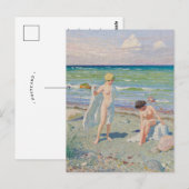 Na het zwemmen | Paul Fischer Briefkaart (Voorkant / Achterkant)