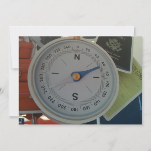 NA INVITATIE VAN DE PARTIJ VAN DE TRIP KAART (Voorkant)