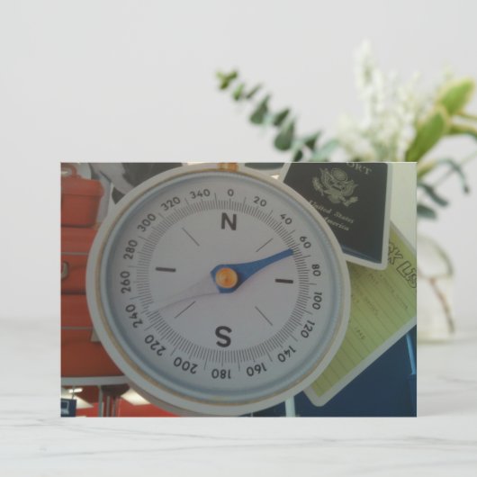 NA INVITATIE VAN DE PARTIJ VAN DE TRIP KAART (Staand voorkant)