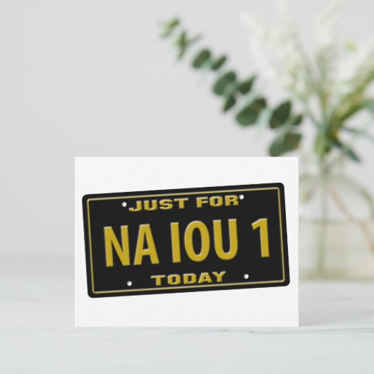 NA IOU 1 BRIEFKAART (Staand voorkant)