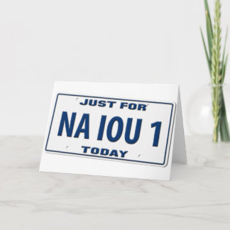 NA IOU 1 KAART
