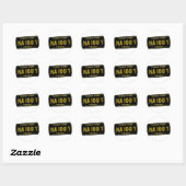 NA IOU 1 RONDE STICKER (Vel)